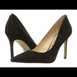Sam Edelman Black Suede Hazel Heels Size 9